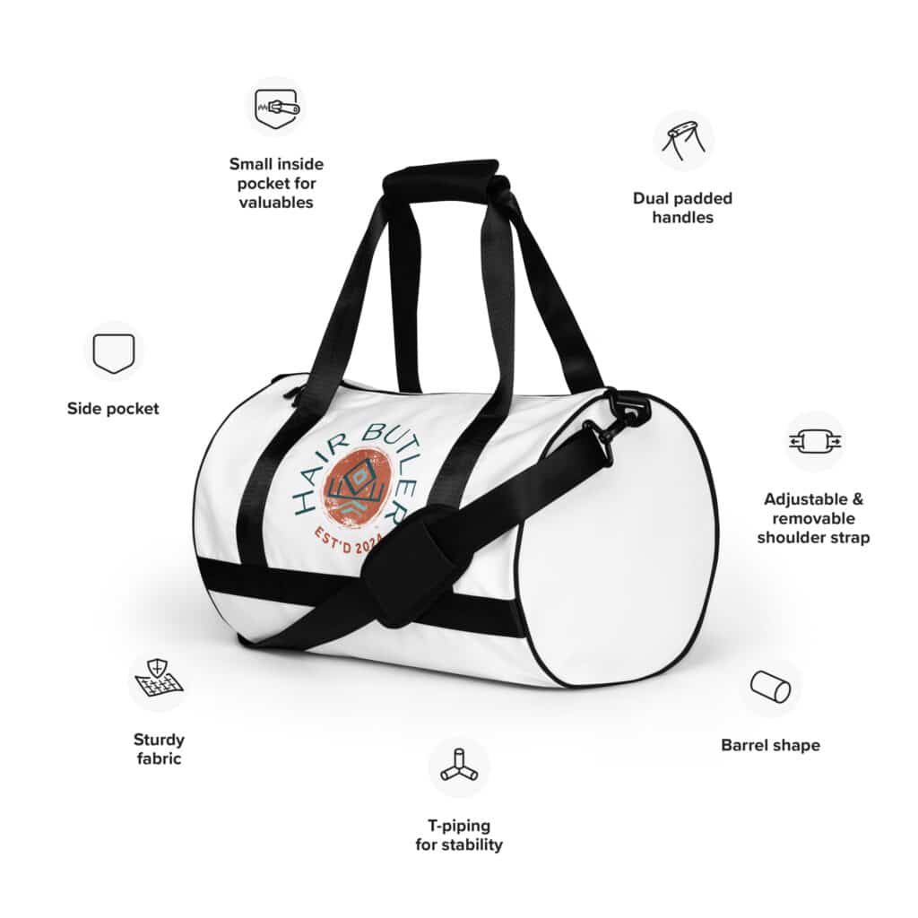 All-over print gym bag