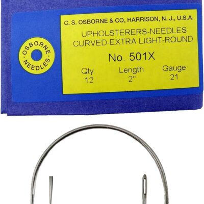 CS Osborne 12 curved 2 inch needles Hair Butler™ hair extension workstation tool