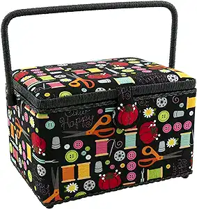 Dritz Large Accessory Basket, sewing tote Hair Butler™ hair extension workstation tool