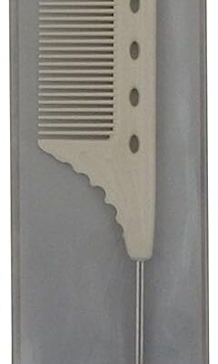 photo of comb styling tool, white Hair Butler™ hair extension workstation tool